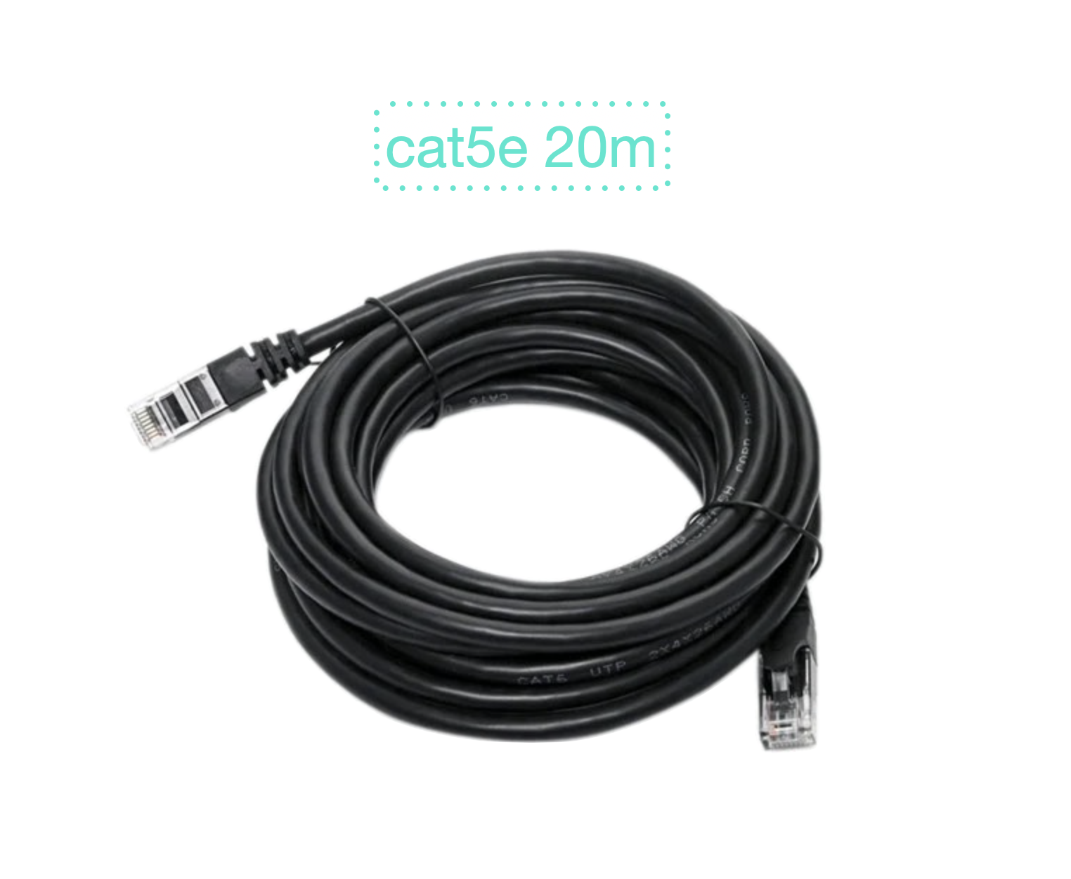 Ethernet rj45 cat5e 20m