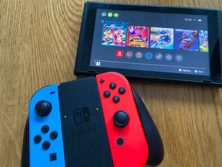 Nintendo switch och mario kart