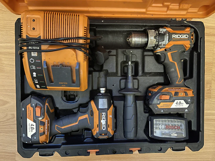 Ridgid combi drill and impact driver