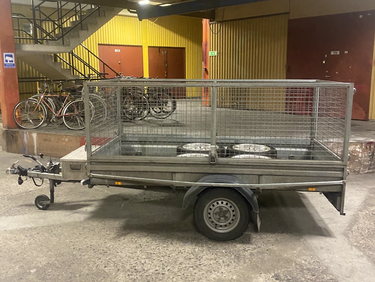 Bromsat gallersläp - brenderup 750kg