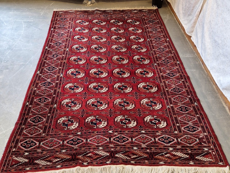 Handknuten persisk matta 190x188 cm (finns flera st) (frakt möjlig)