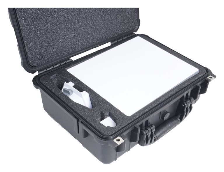 Starlink mini with peli case, 20,000mah battery, g clamp & cigarette car charger 