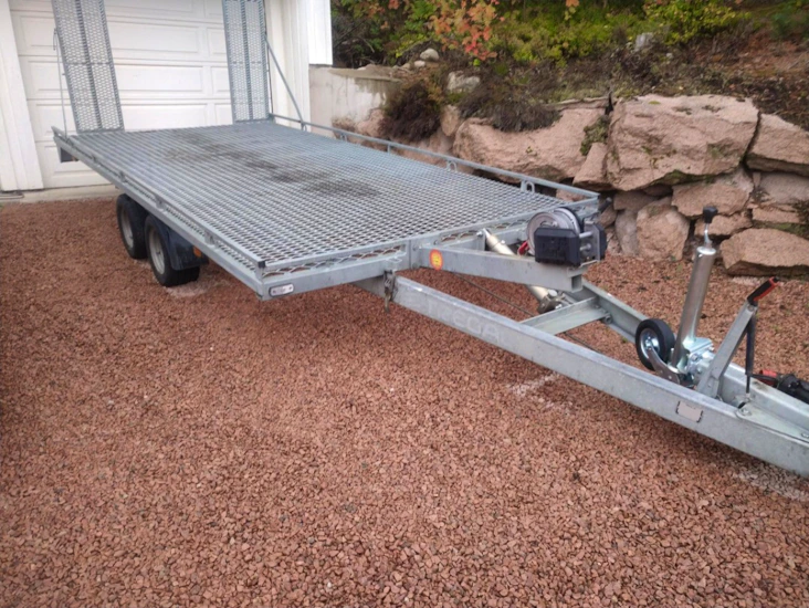 Tredal biltransport henger