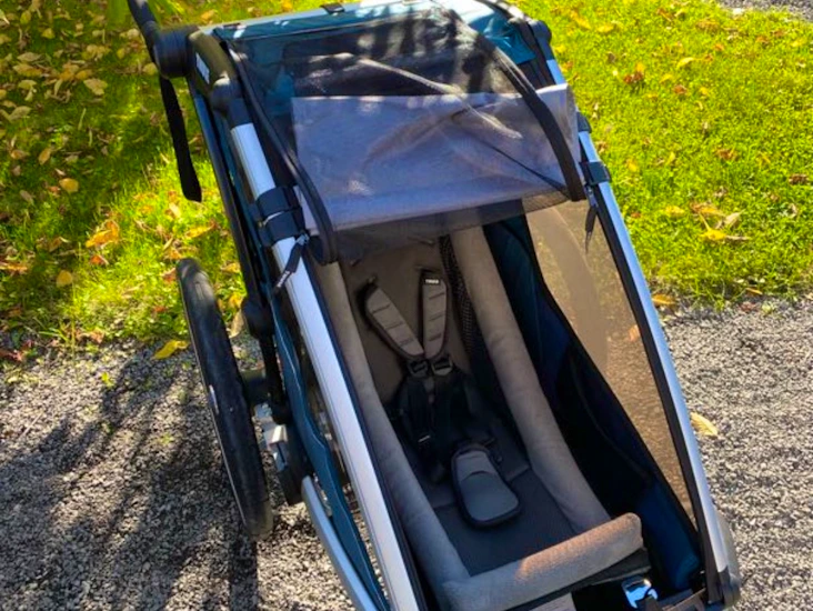 Thule cykelvagn (löparvagn +skidor)