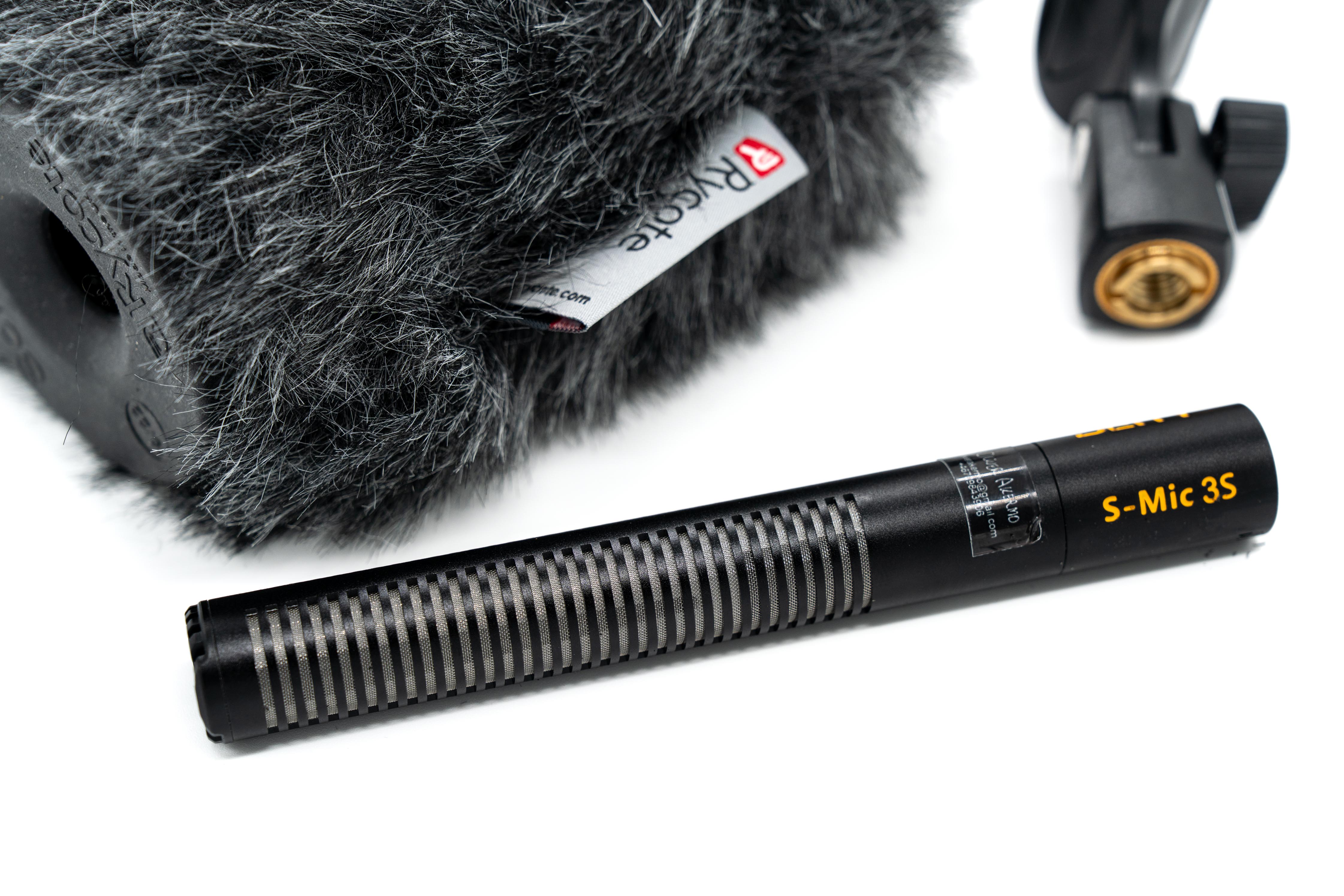 Deity s-mic 3s shotgun mic + rycote softie