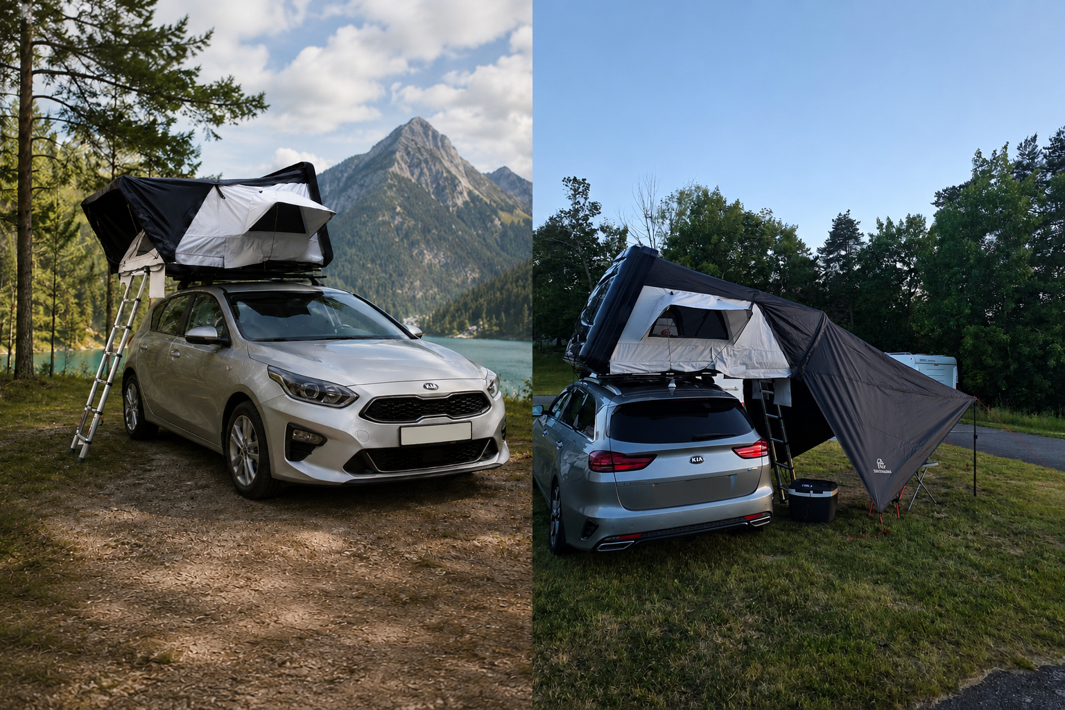 Taktält hardshell - 205x160cm (tarp finns att hyra till)