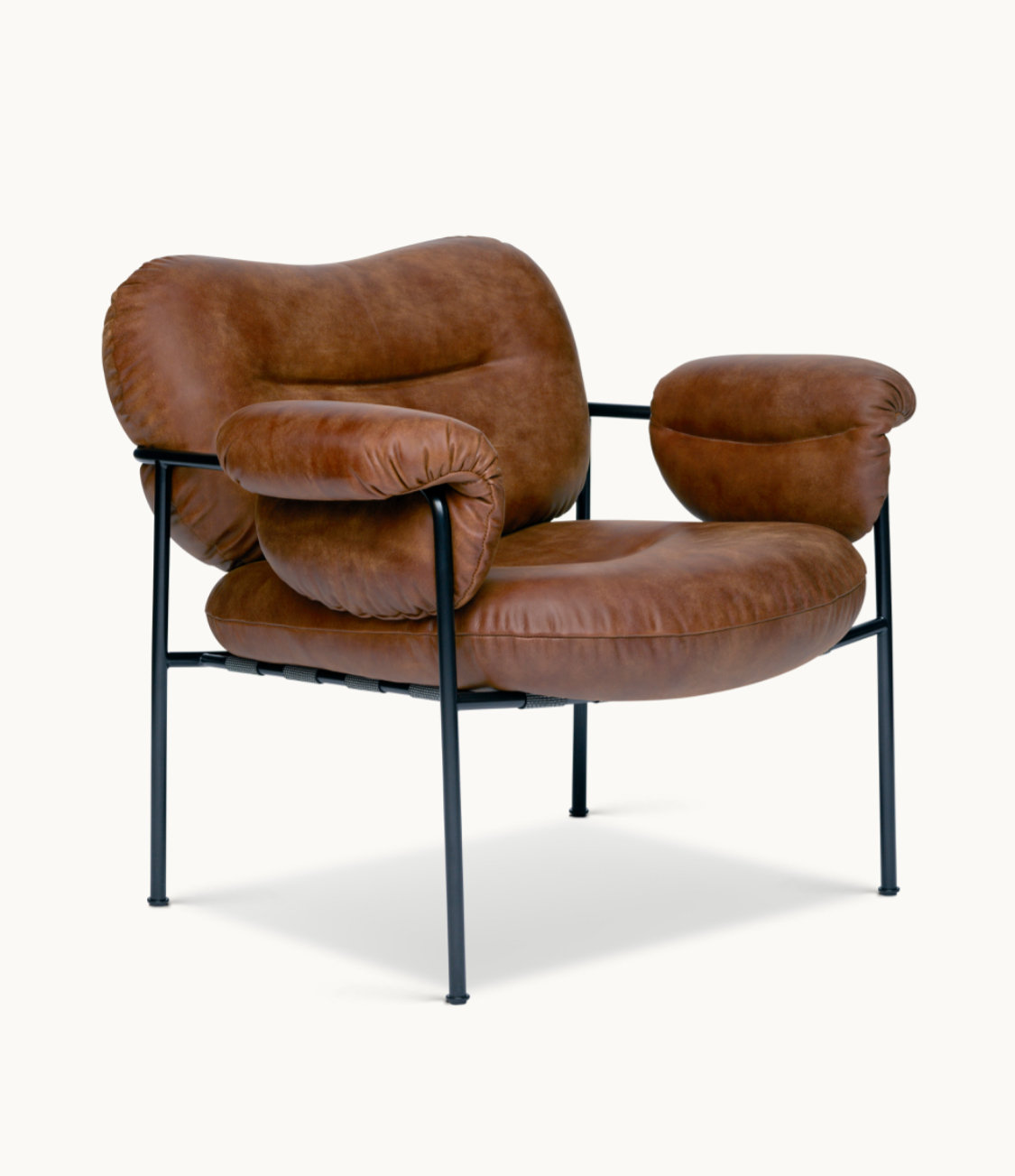 Lenestol i skinn — bollo fra fogia