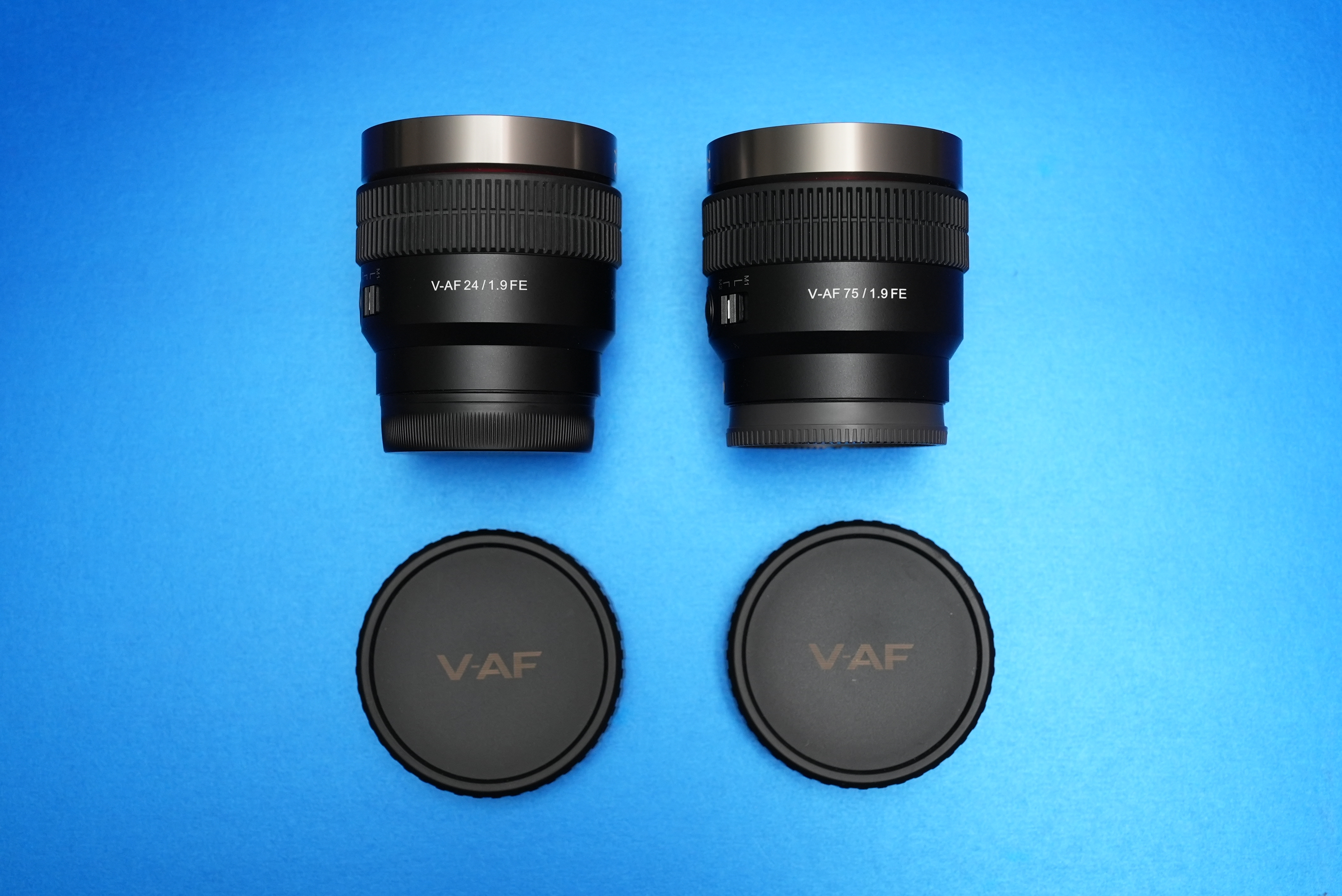 Samyang v-af 24mm t1.9 + samyang v-af 75mm super light lenses!