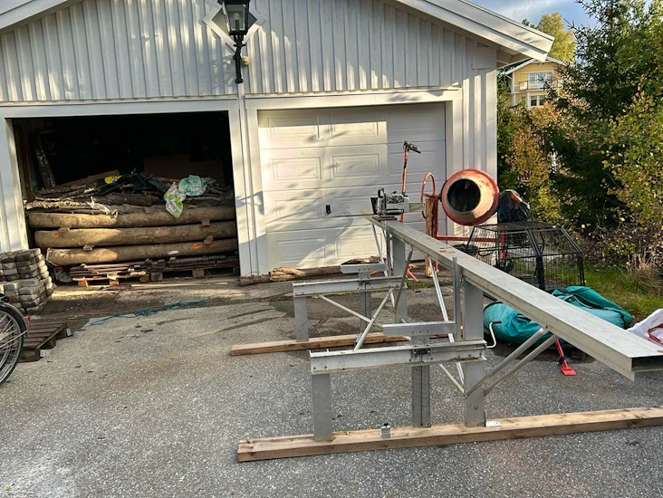 Sågverk för egna plankor