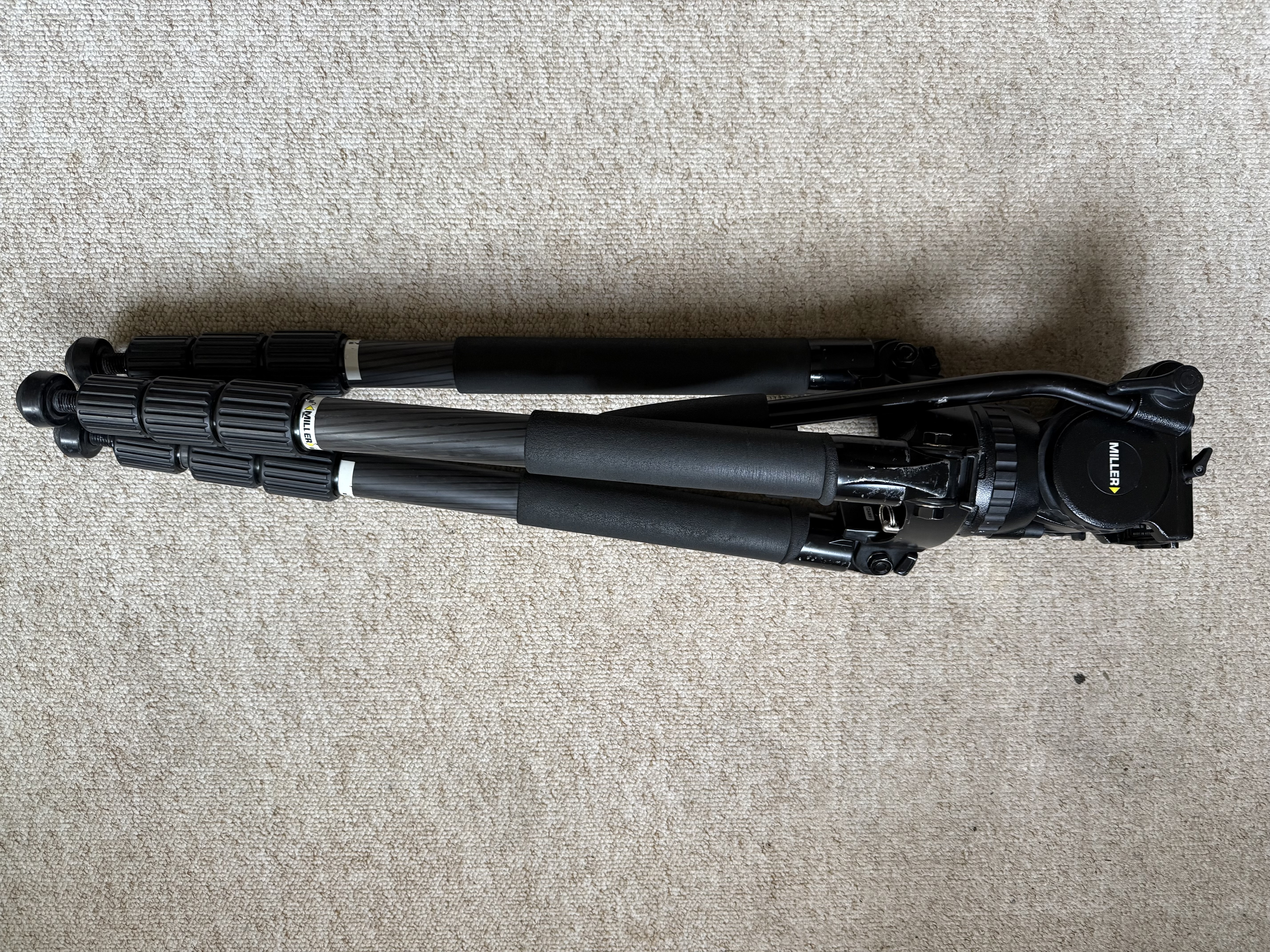 Miller 1866 compass 23 system - carbon fiber, 3 stage tripod (incl. vat)