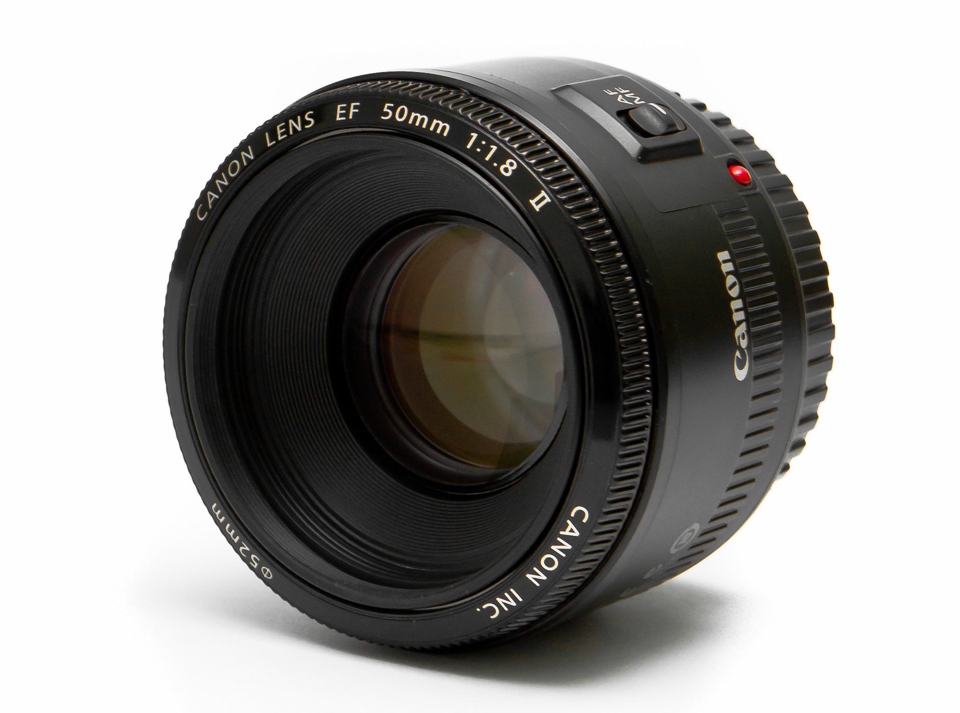 Canon ef 50mm f/1.8 ii black lens