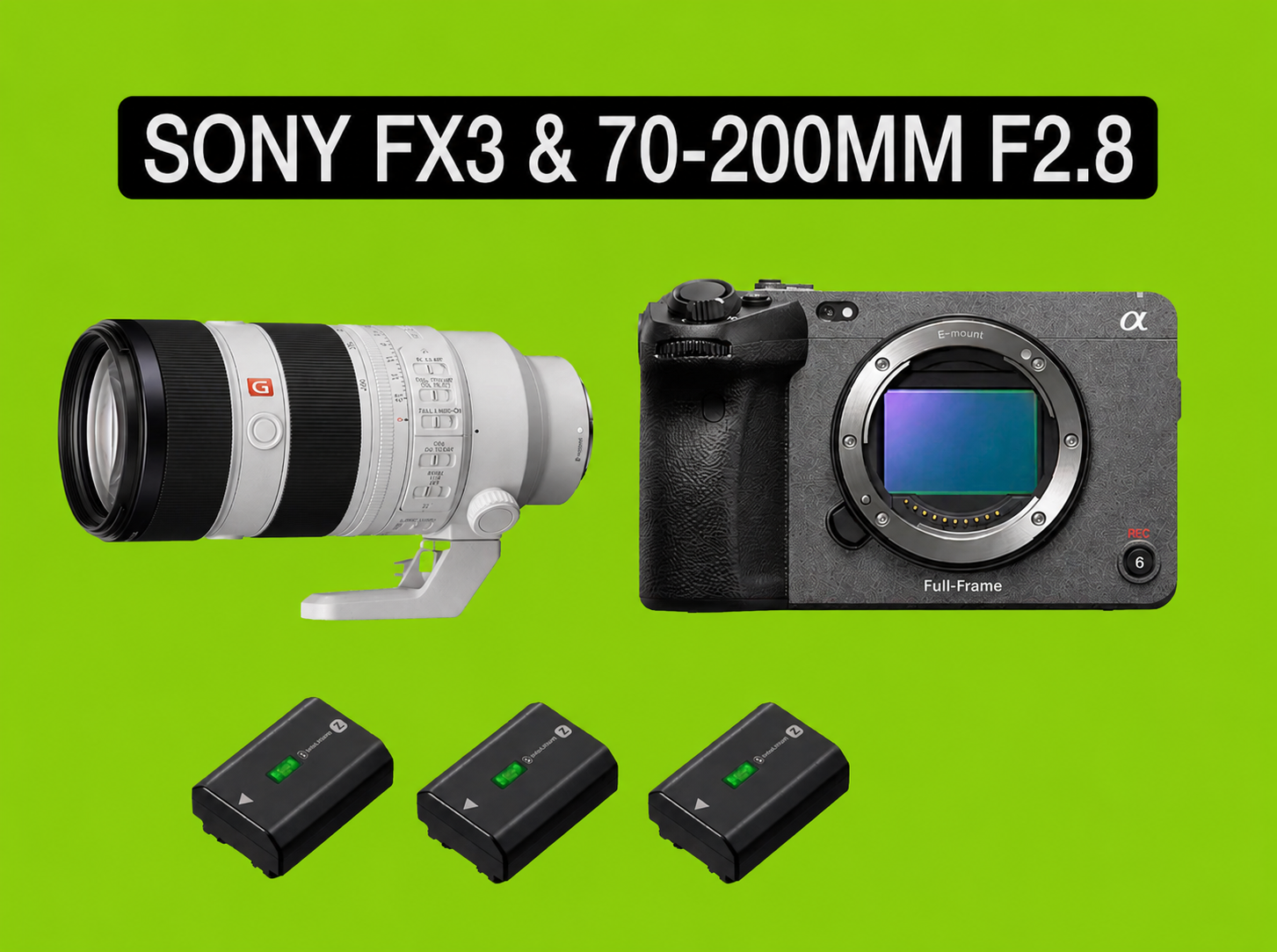 Sony fx3 & 70-200mm f2.8 g master