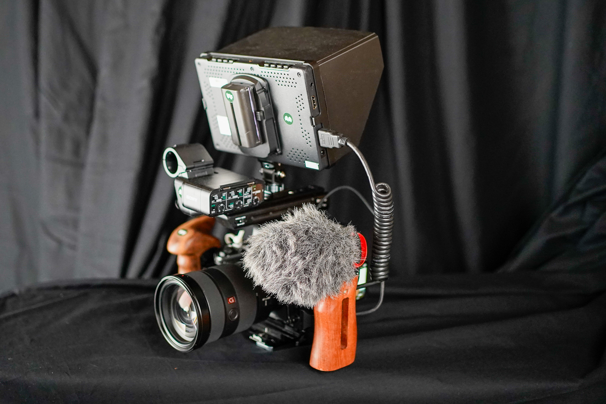 Sony fx3 med objektiver og masse tilbehør