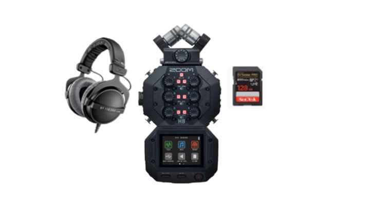 Zoom h8 handy recorder – professional audio recorder (podcast / film / interviews)