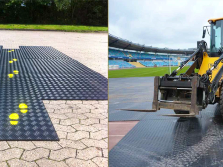 Markskyddsmattor, körmattor