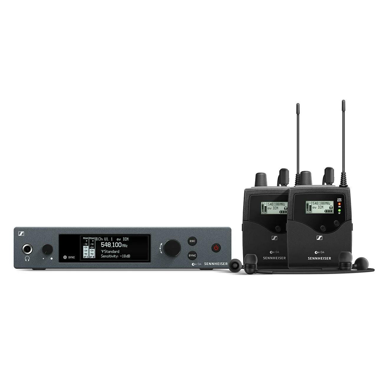 Sennheiser ew iem g4 wireless twin in ear monitor system,  band e (ch.70)