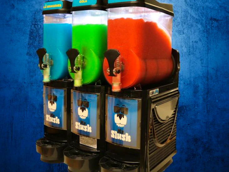 Slushmaskin med 3 kammer