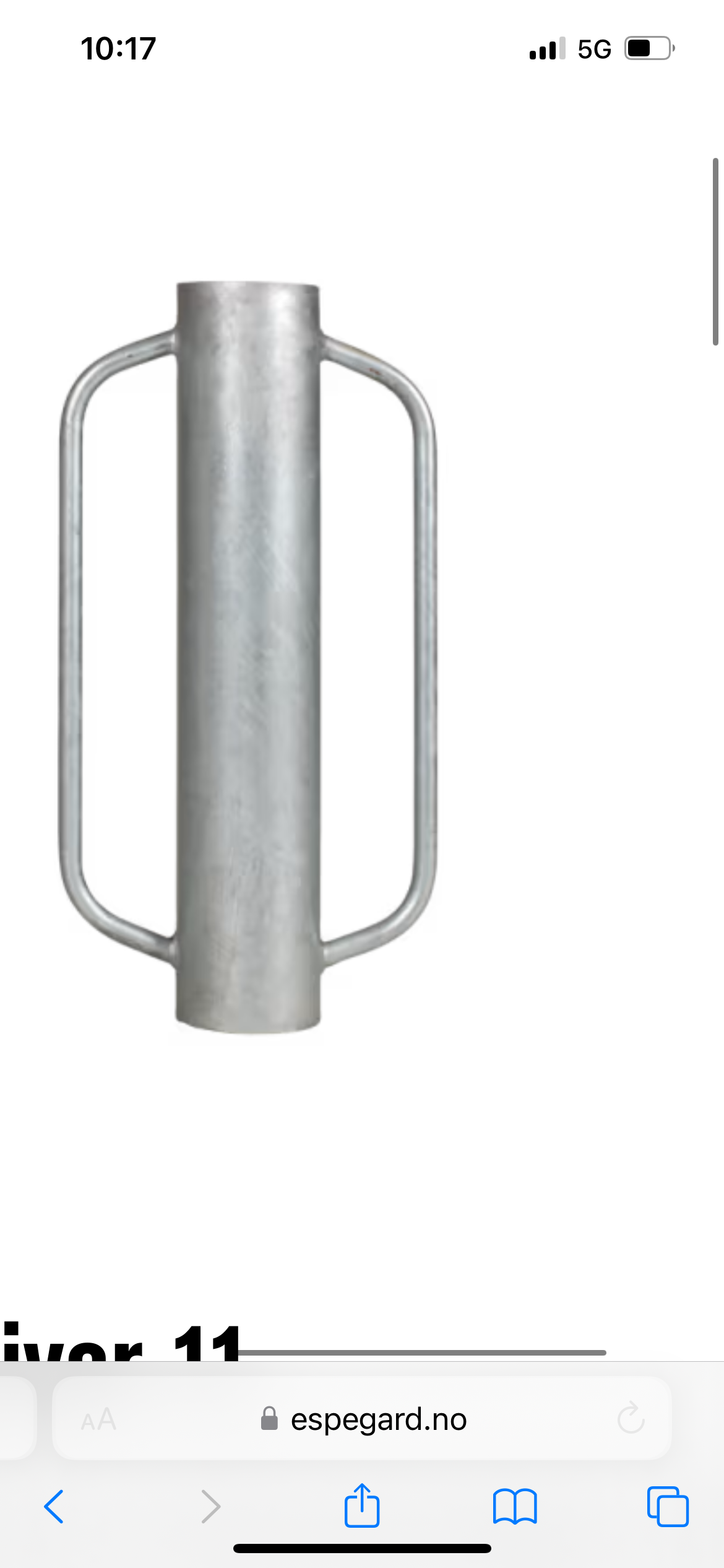 Espegård stolpedriver.