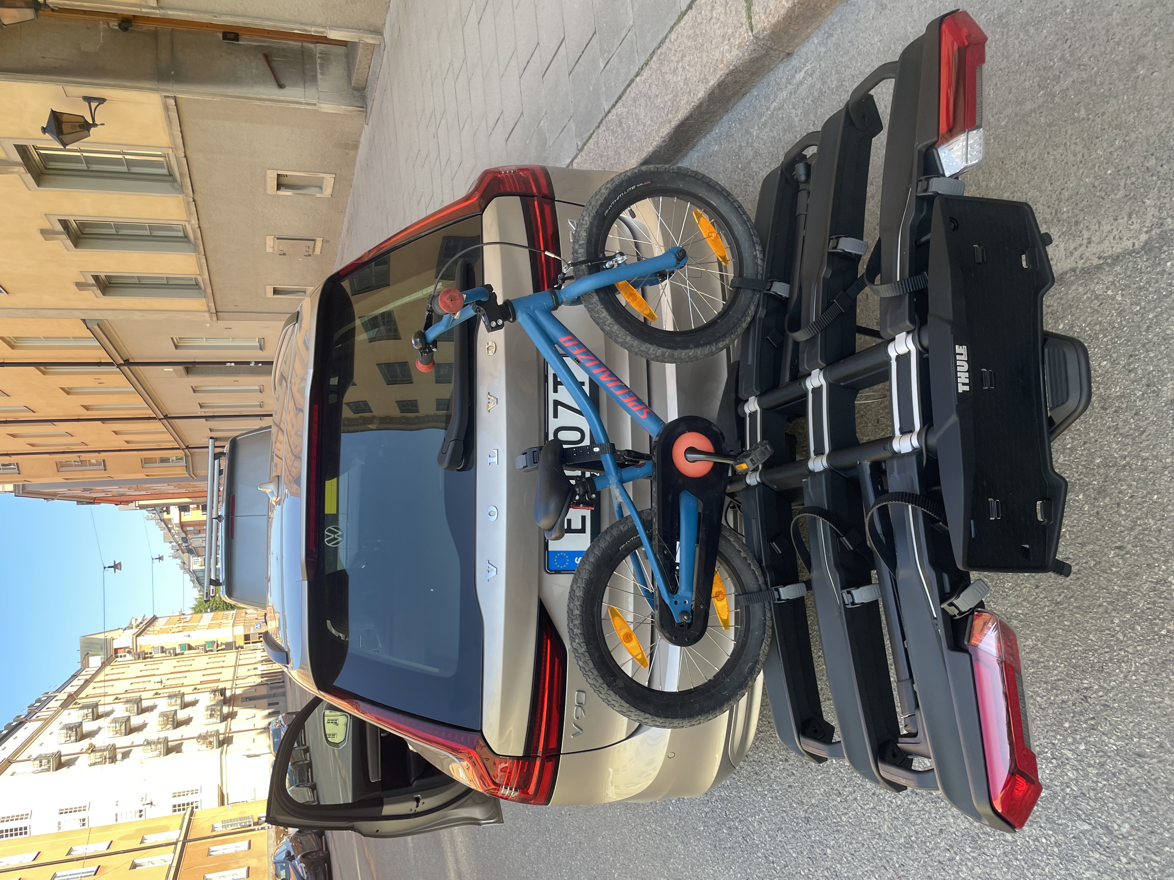 Thule epos (ihopfällbar) plats för tre cyklar 