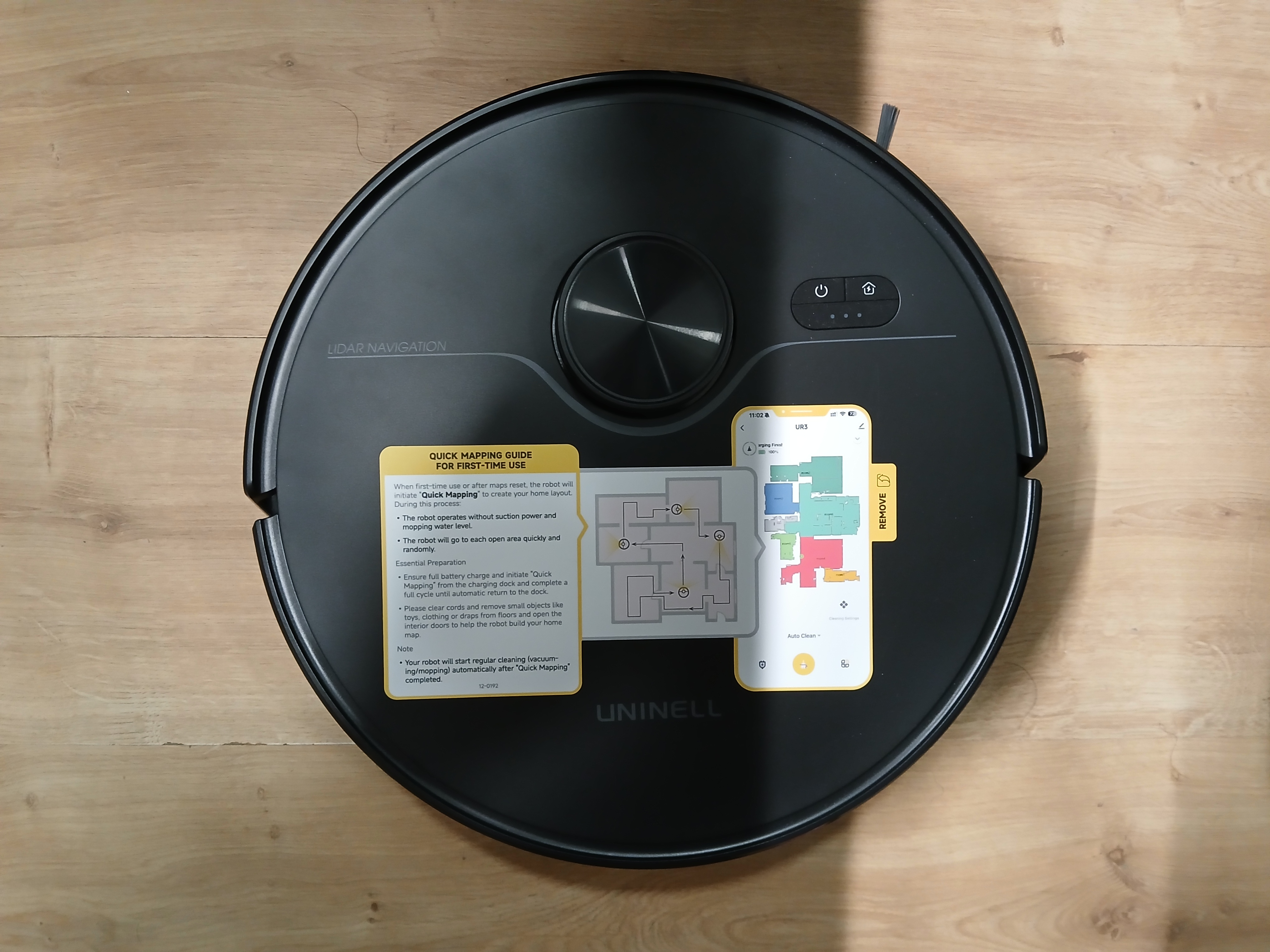 New smart robot vacuum cleaner - vacuum & mop
