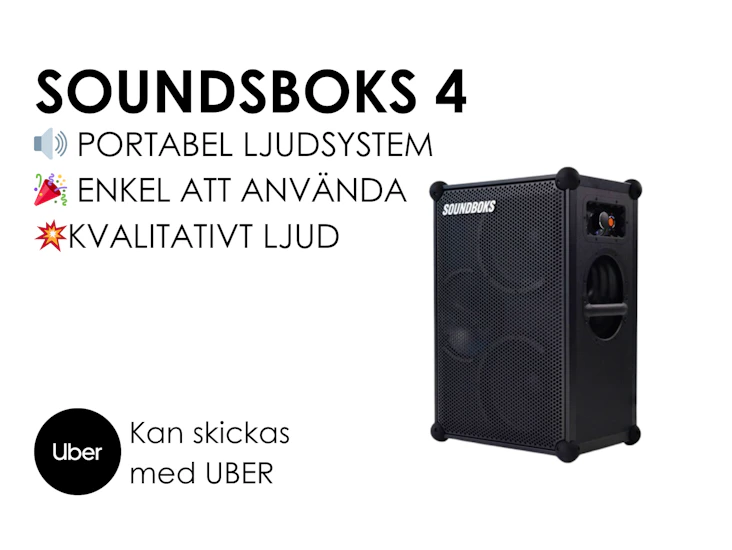 Soundboks 4 - batteridriven högtalare