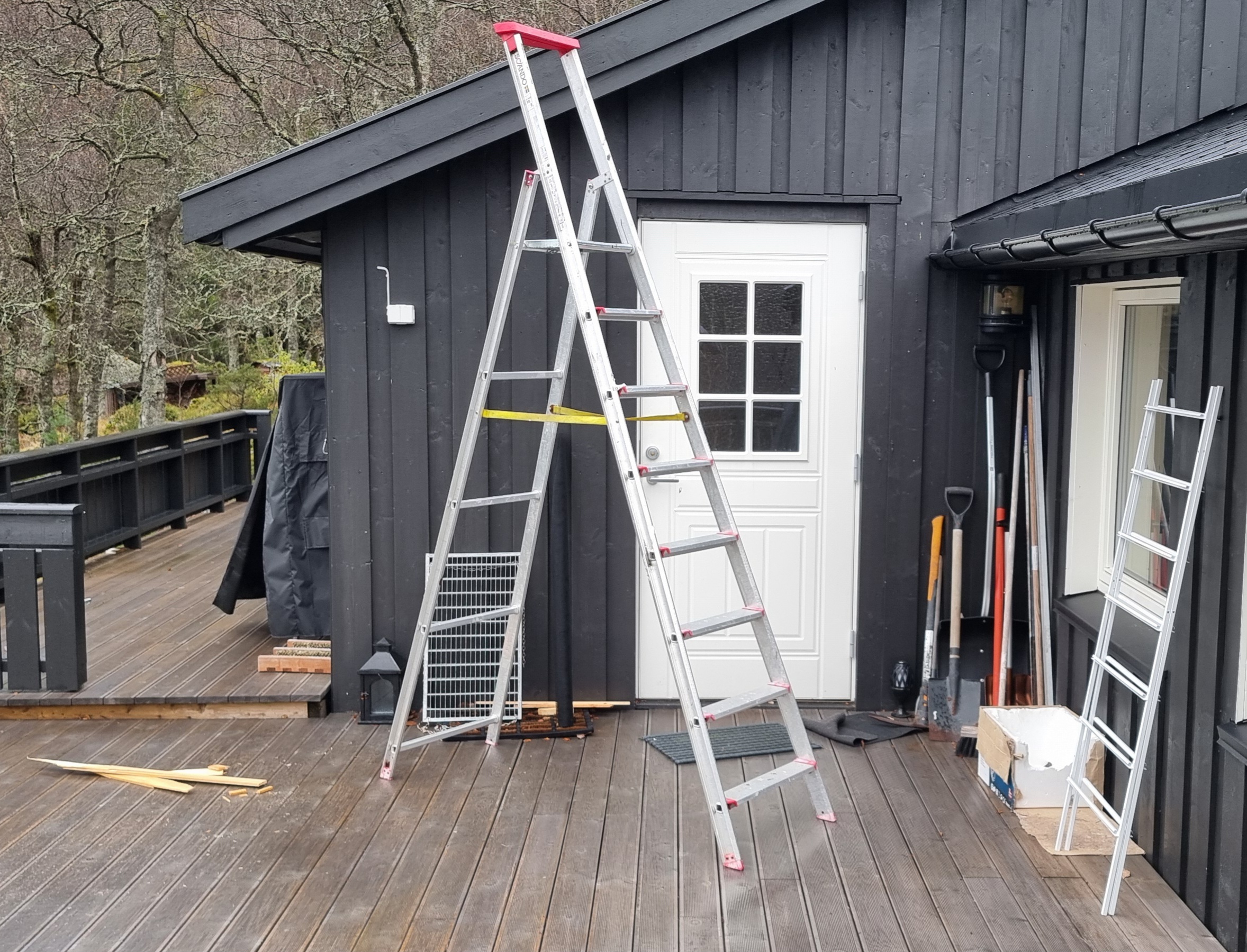 8 trinns trappestige / gardintrapp