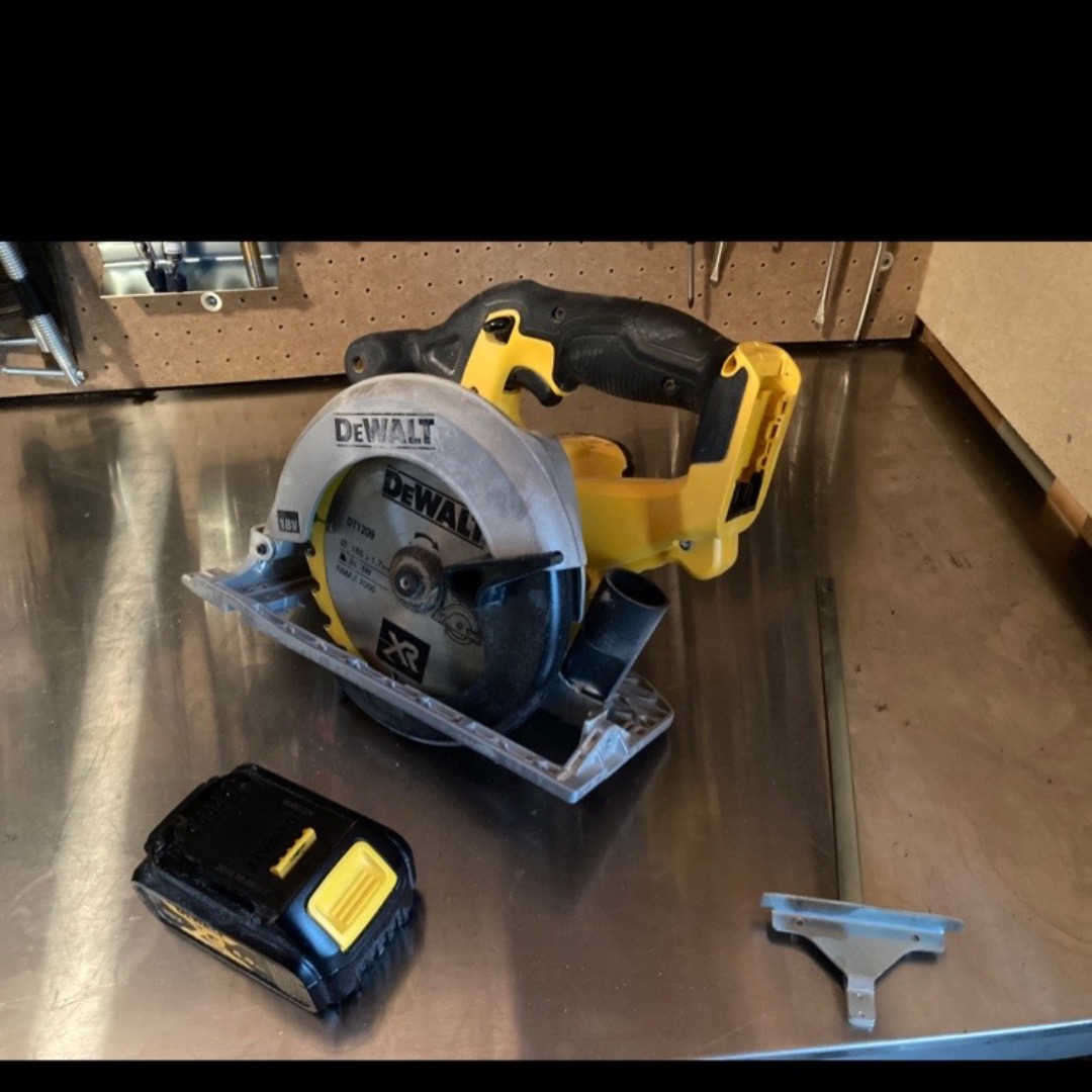 Cirkelsåg batteridriven 18v dewalt