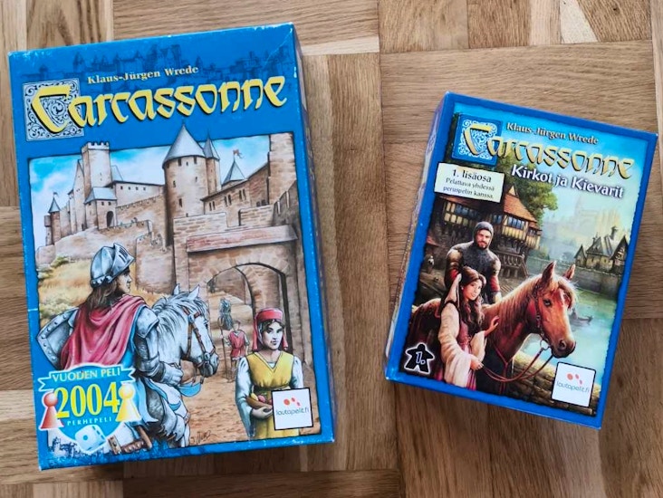 Carcassonne med en tilläggsdel