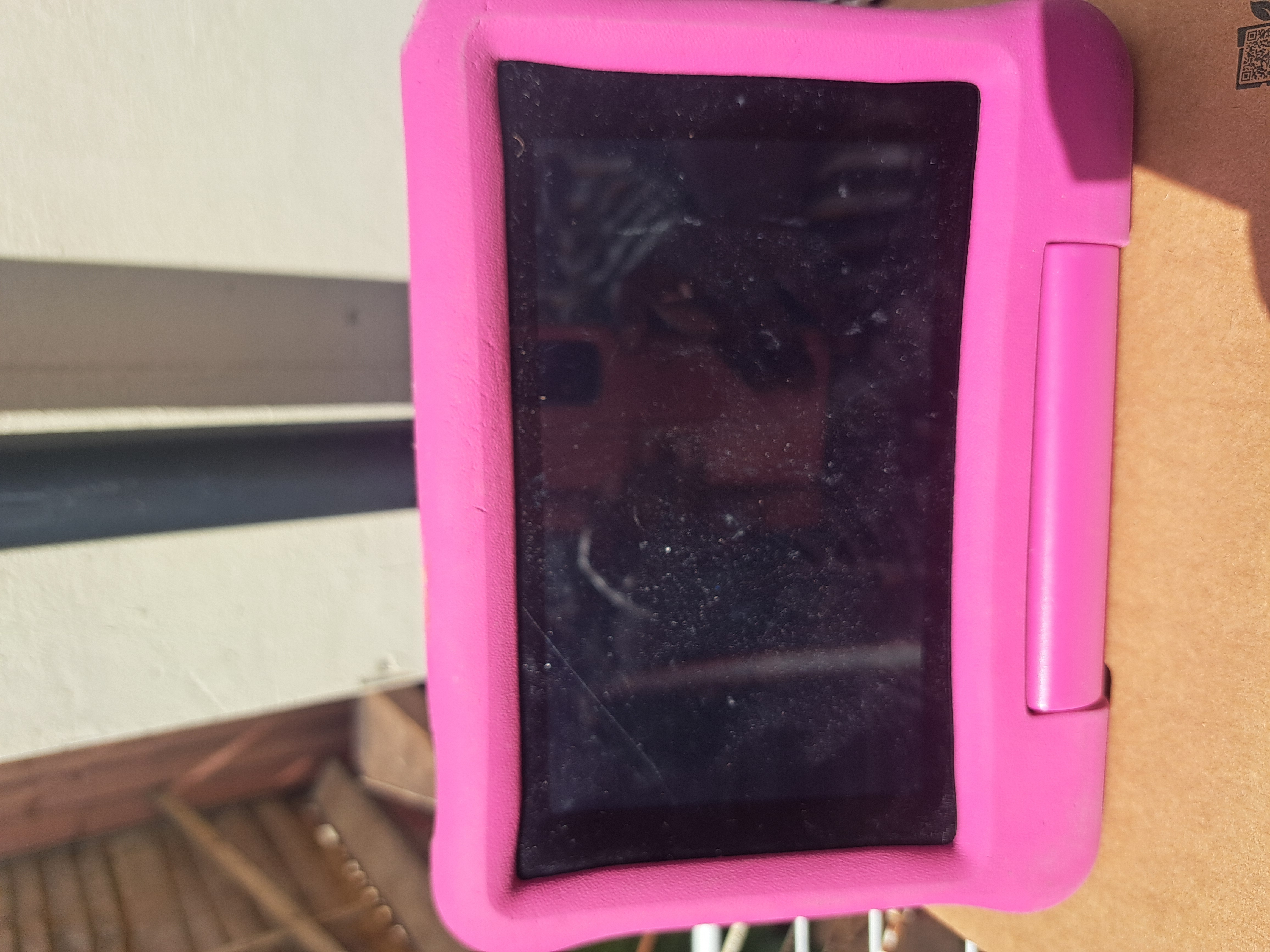Pink fire tablet