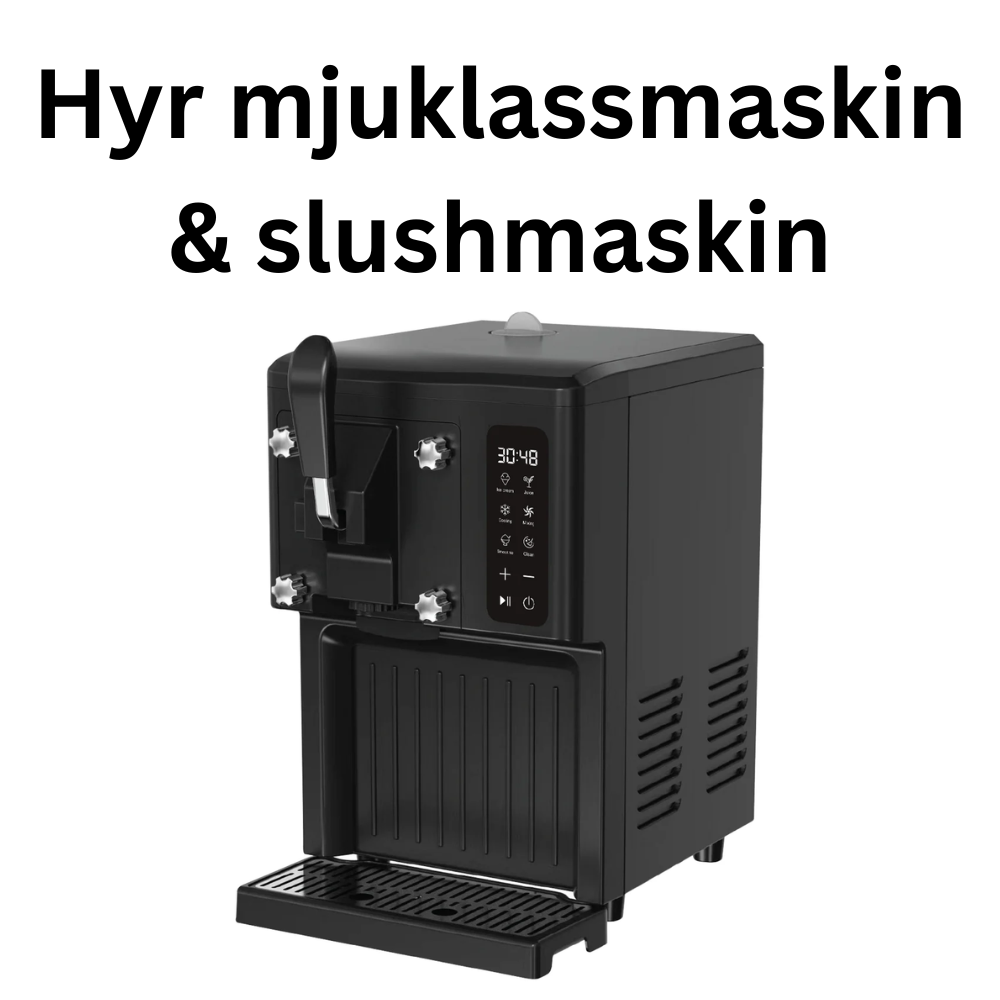 Softice- & slushmaskin 1,5 l – gör mjukglass, frozen drinks & slush hemma