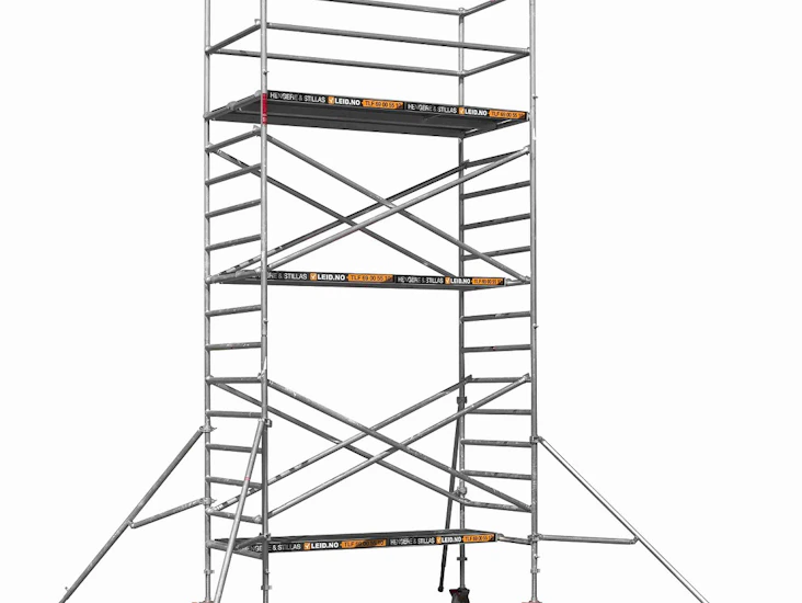 Rullestillas jamax centrum 6,2 meter m/ tilhenger