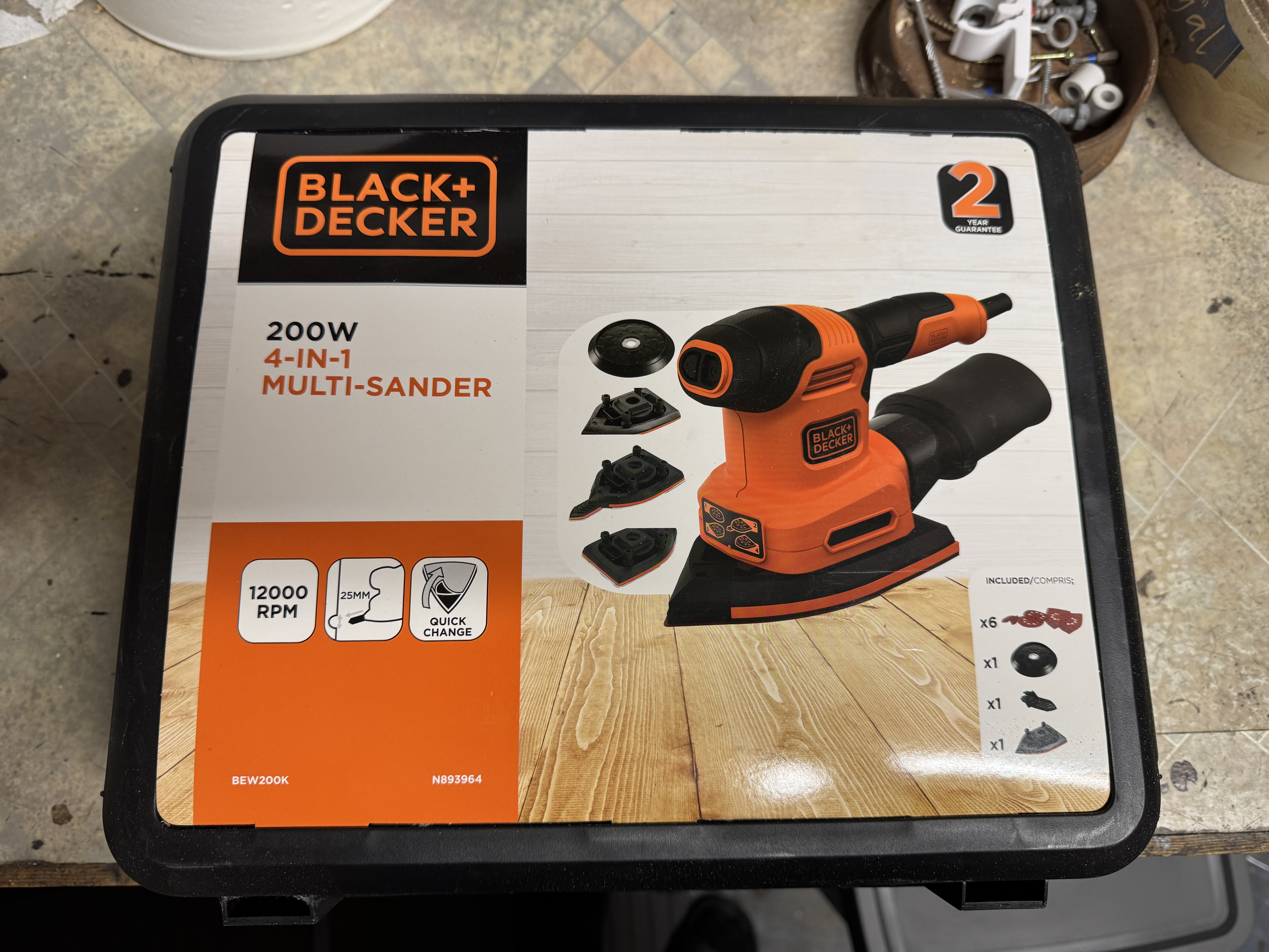Black & decker pussemaskin