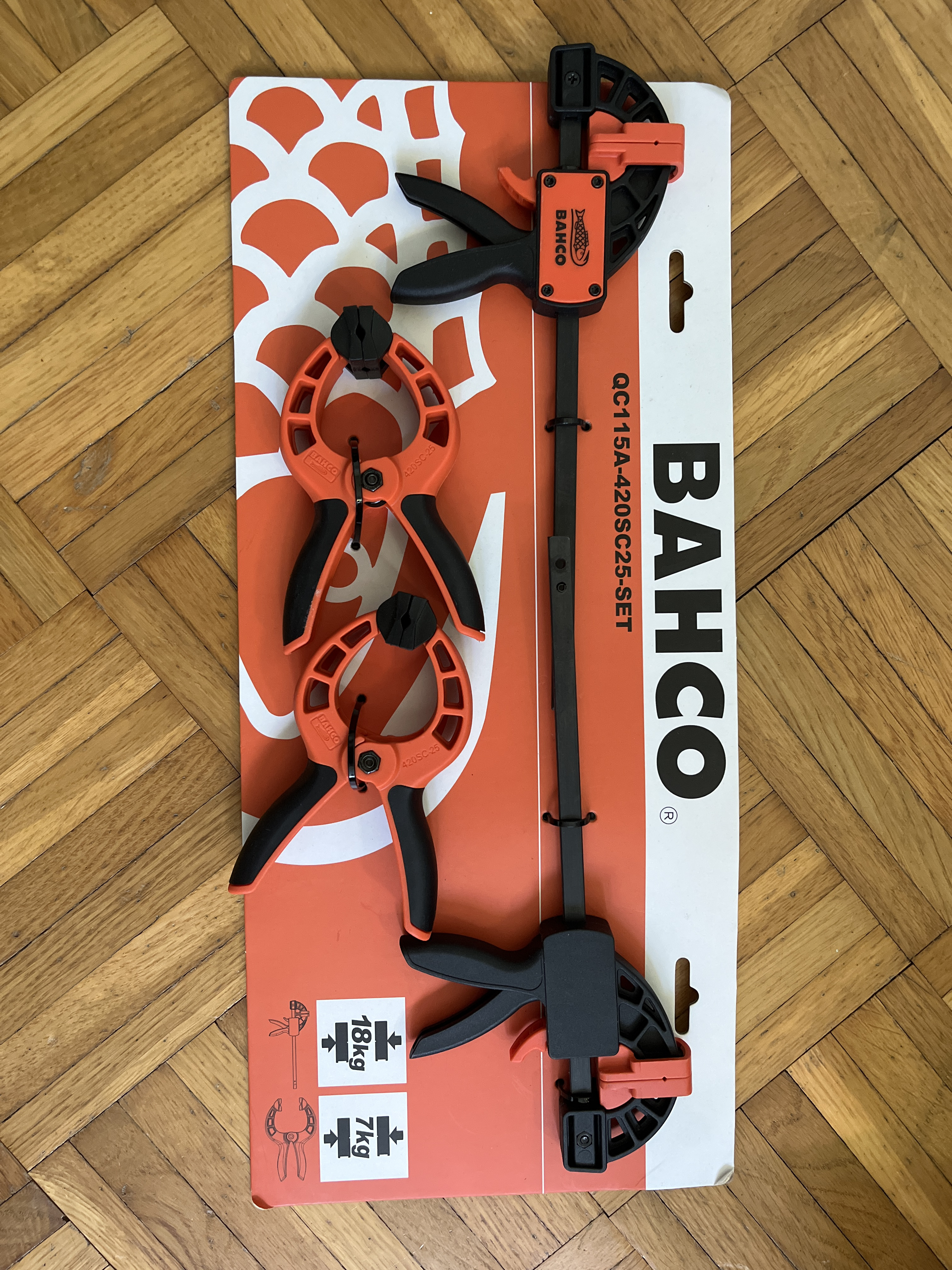 Tvingar bahco 4 st