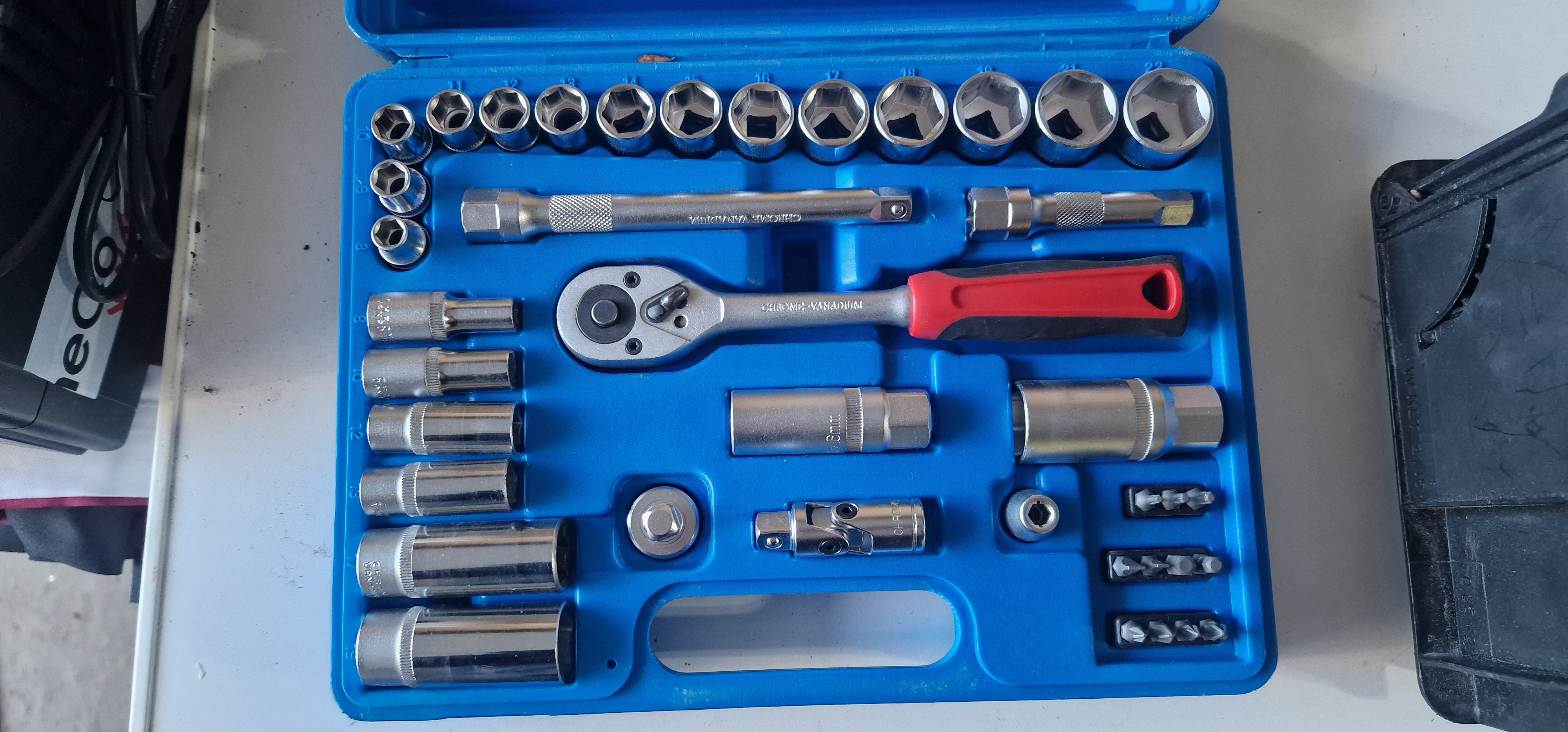 3/8" skrallesett