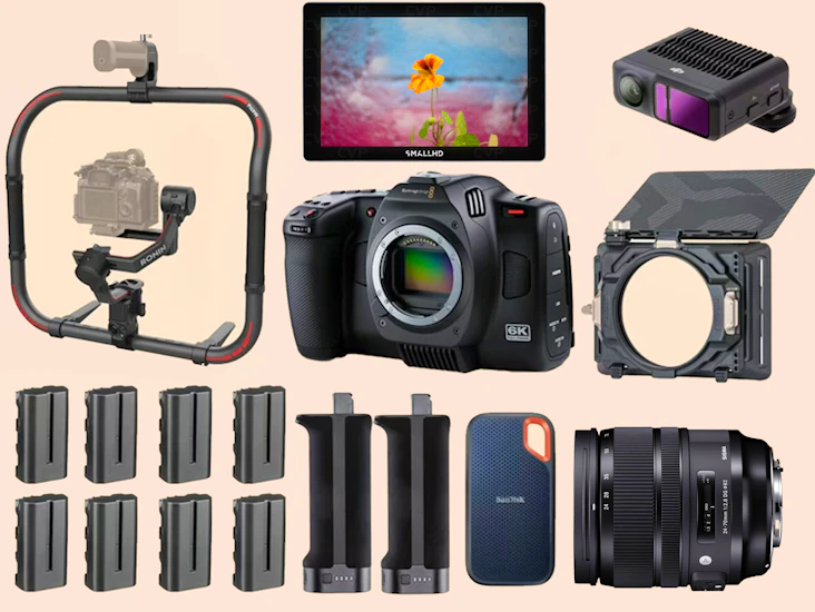 Blackmagic cinema 6k camera gimbal kit 2