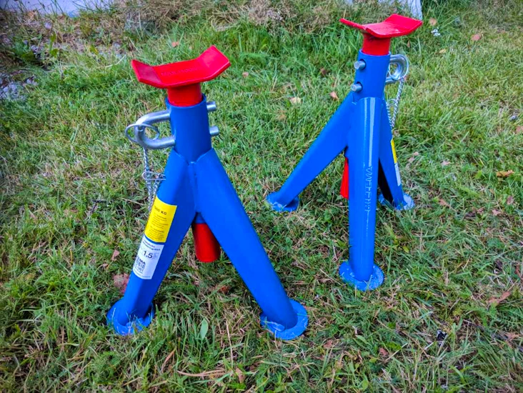 Støttebukker 2x1,5 tonn