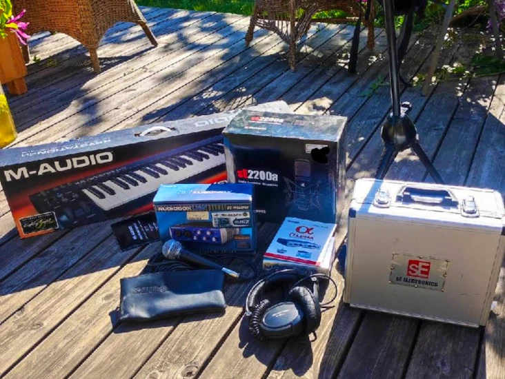 Komplett live & inspelningsutrustning.