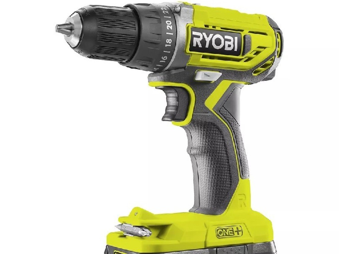 Ryobi batteridrevet skrumaskin/borskrutrekker