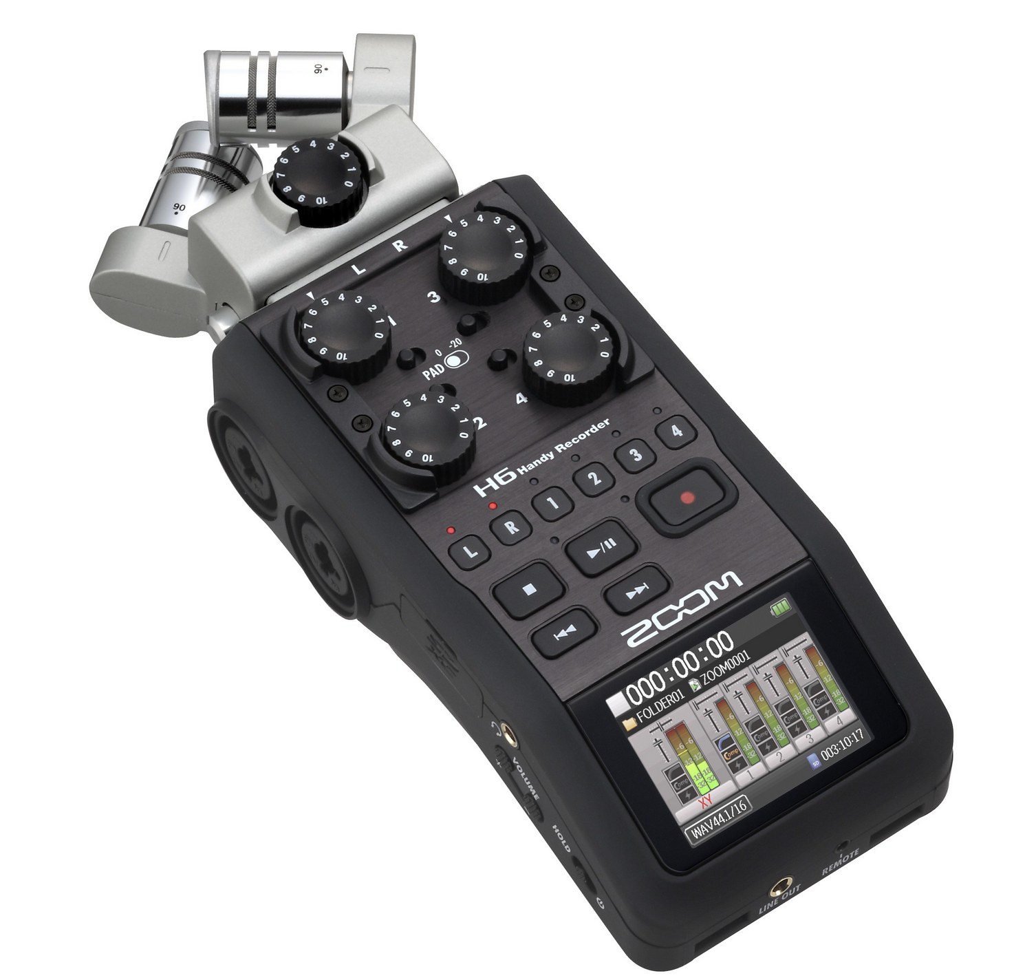 Zoom h6 audio recorder