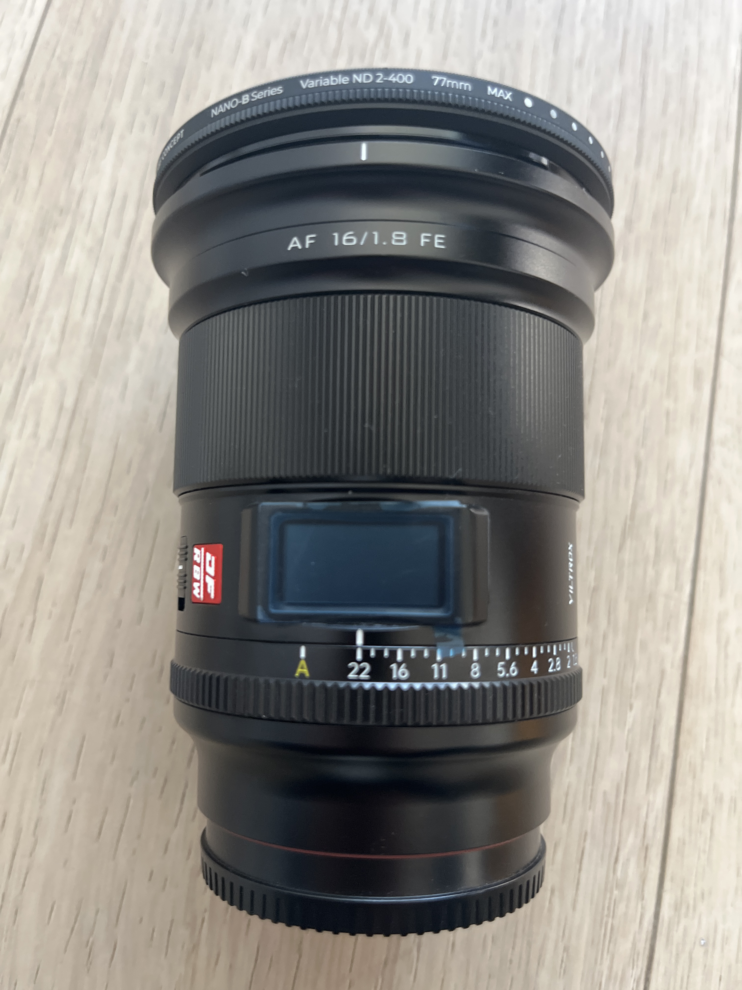 Viltrox af 16mm, 1.8 fe - sony e autofocus 