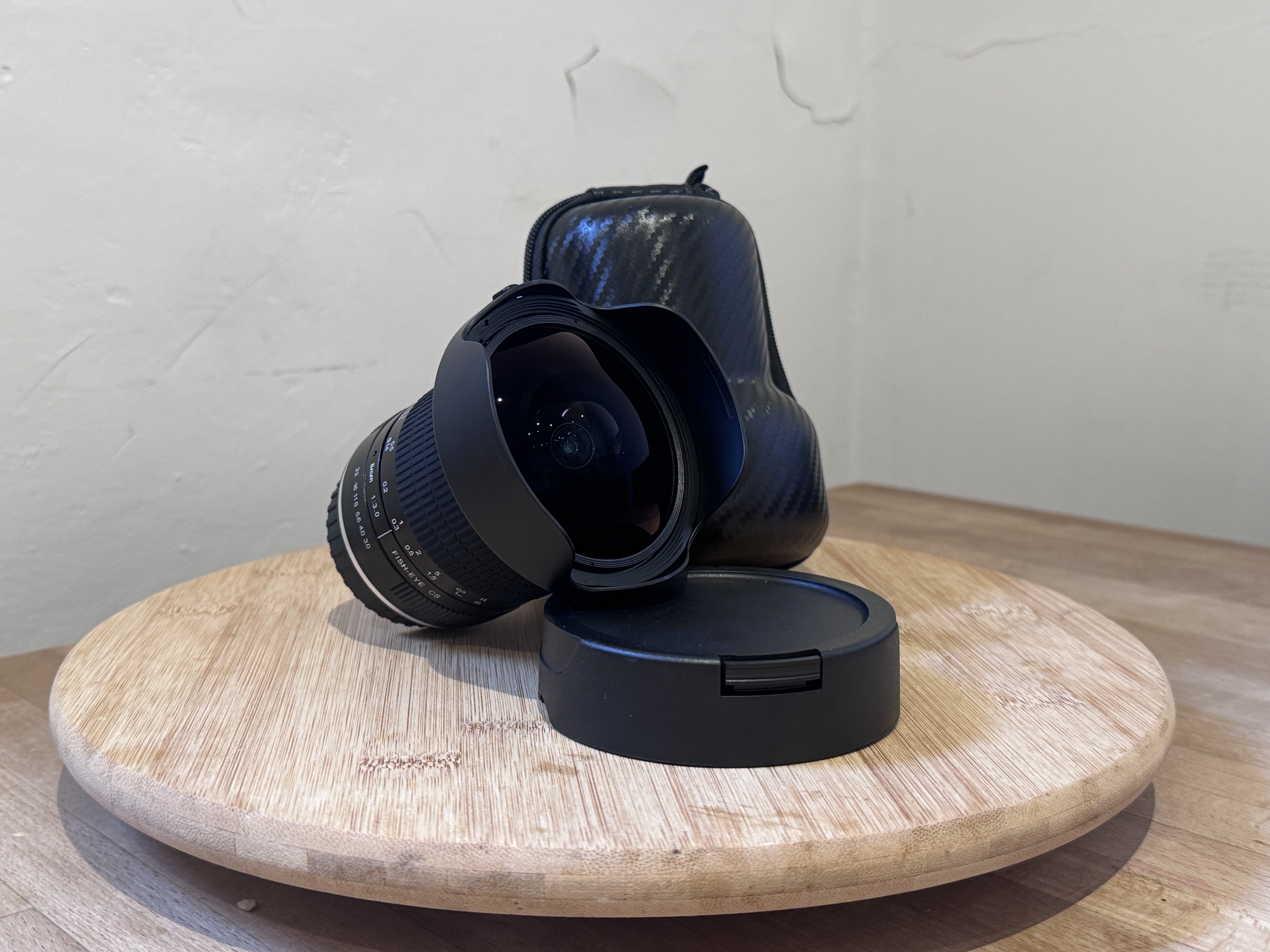 Jintu 8mm f3.0 fisheye lens manual focus ef mount