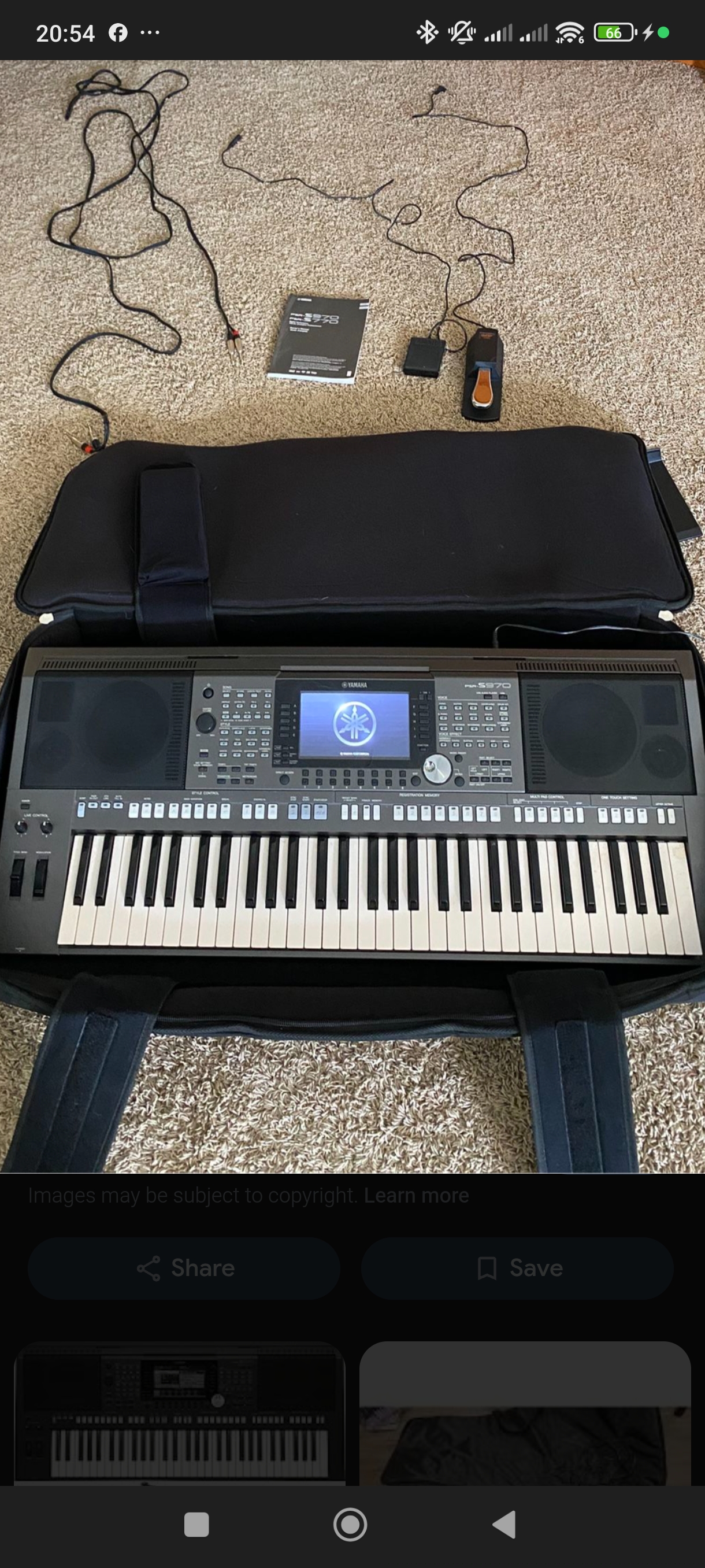 Keyboard piano yamaha psr  s950