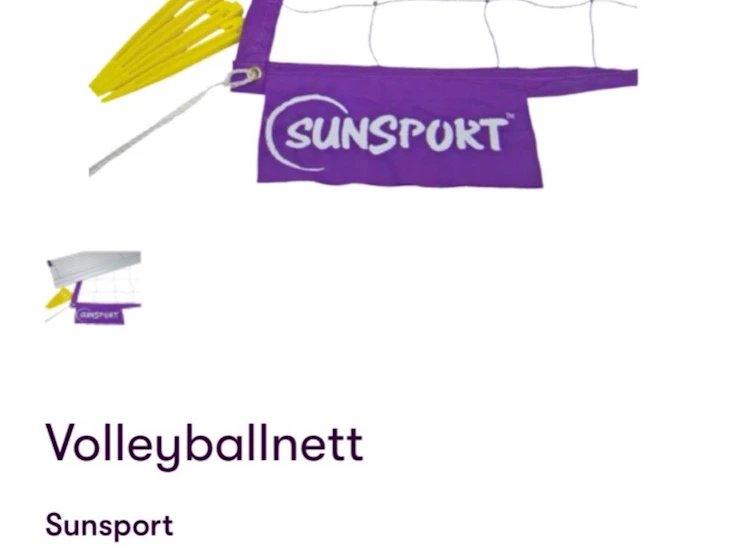 Vollyballnett/ badmintonnett sunsport