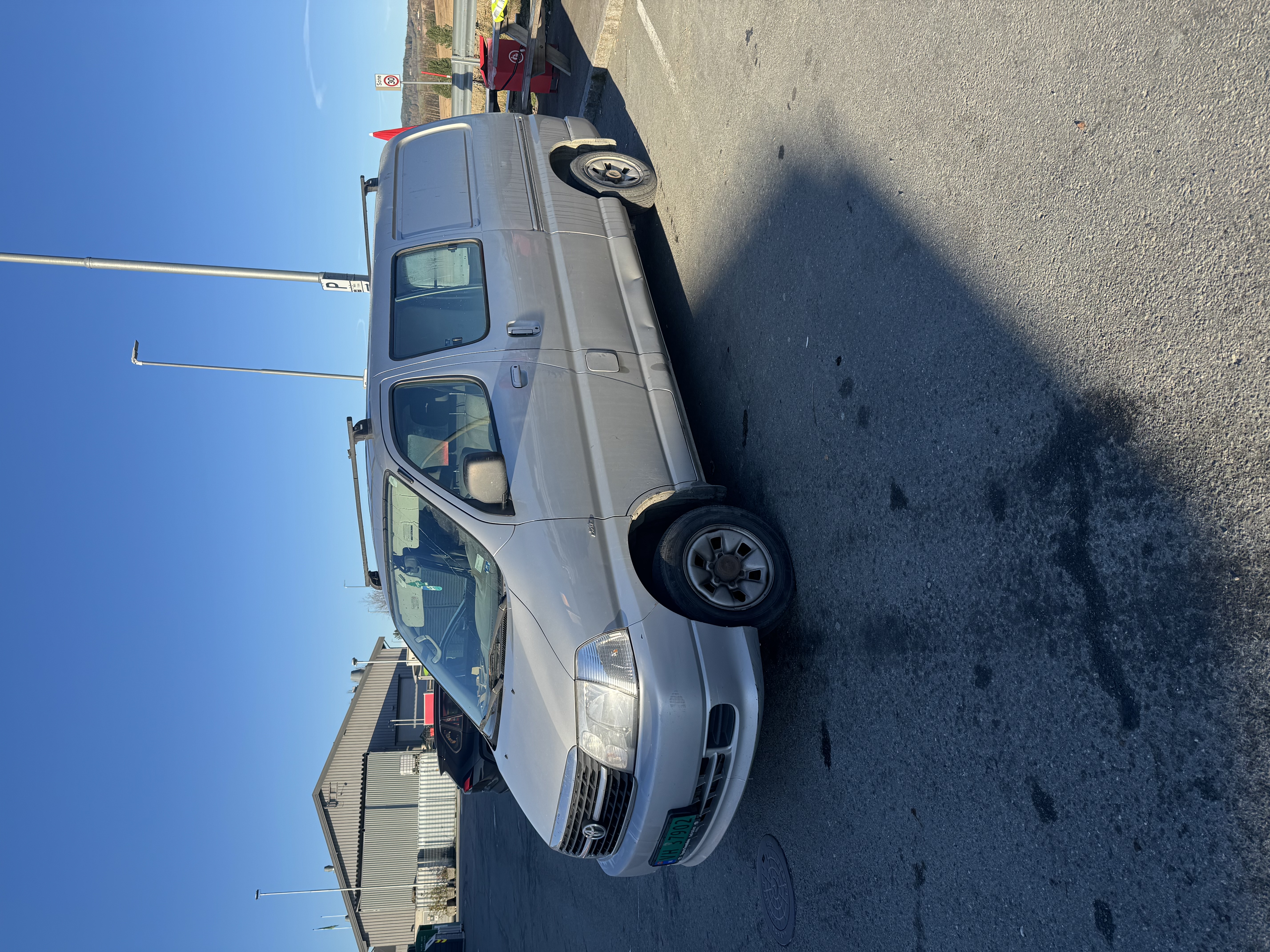 Flyttebil toyota hiace, lang utgave.