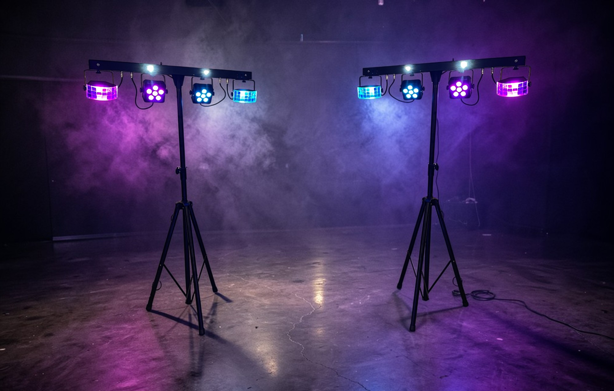 2st helautomatiska partyljus / discoljus till festen!