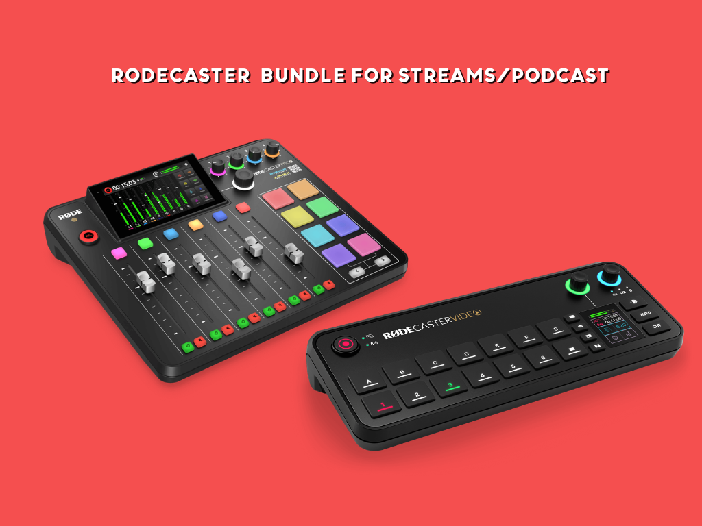 Rodecaster bundle for streams/podcast