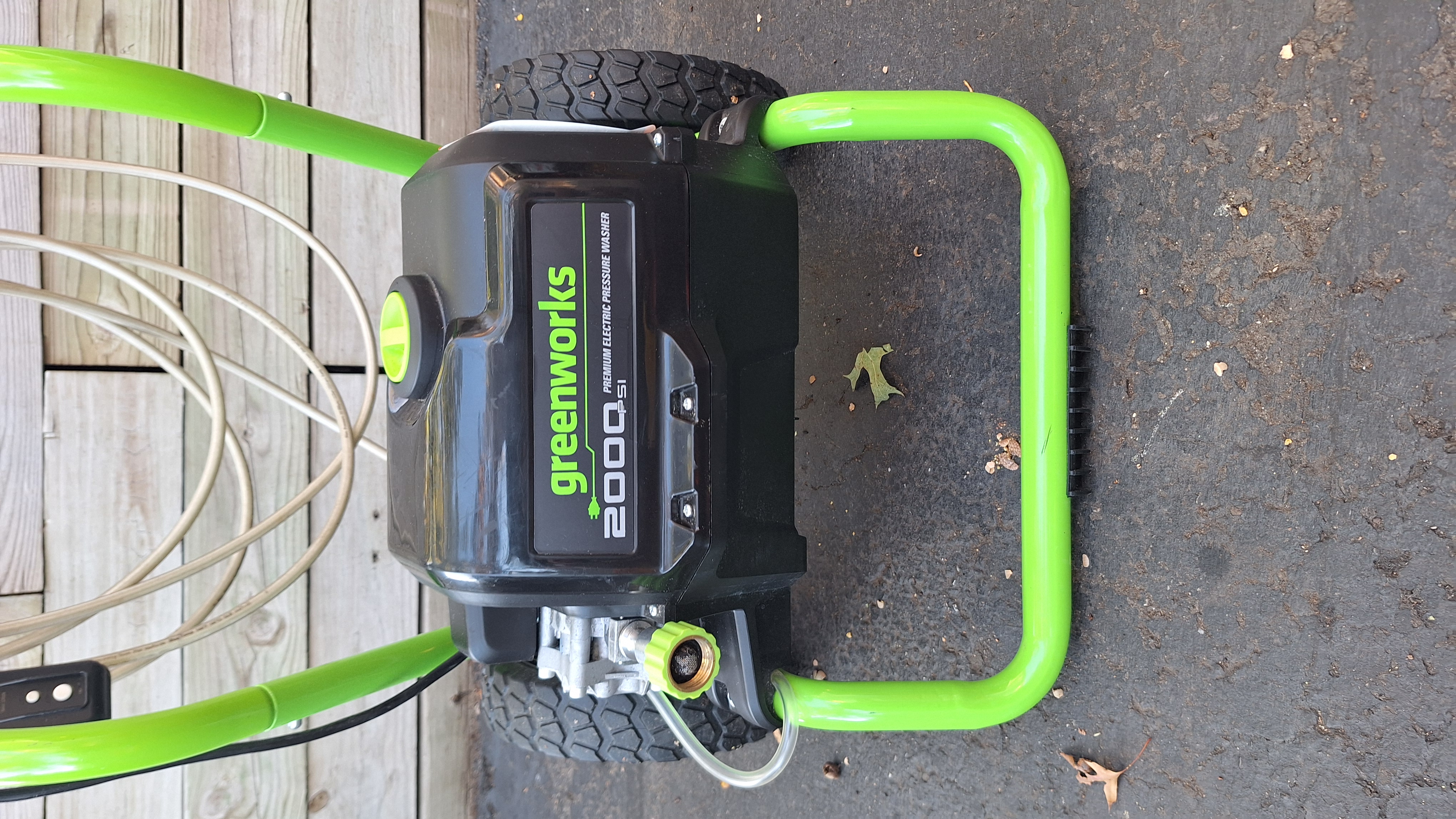 2000psi electric pressure washer