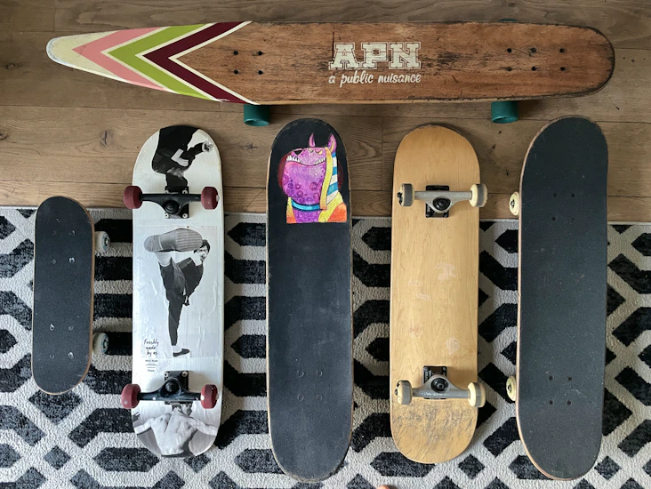 All the skateboards! longboard, skateboards, snake boards and mini skateboard plus more!