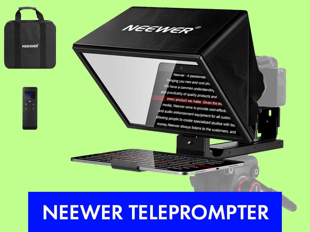 Neewer x12 14 inch teleprompter with remote control