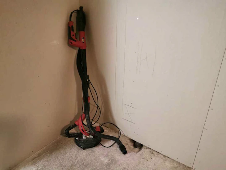 Vegg og tak sliper med sug